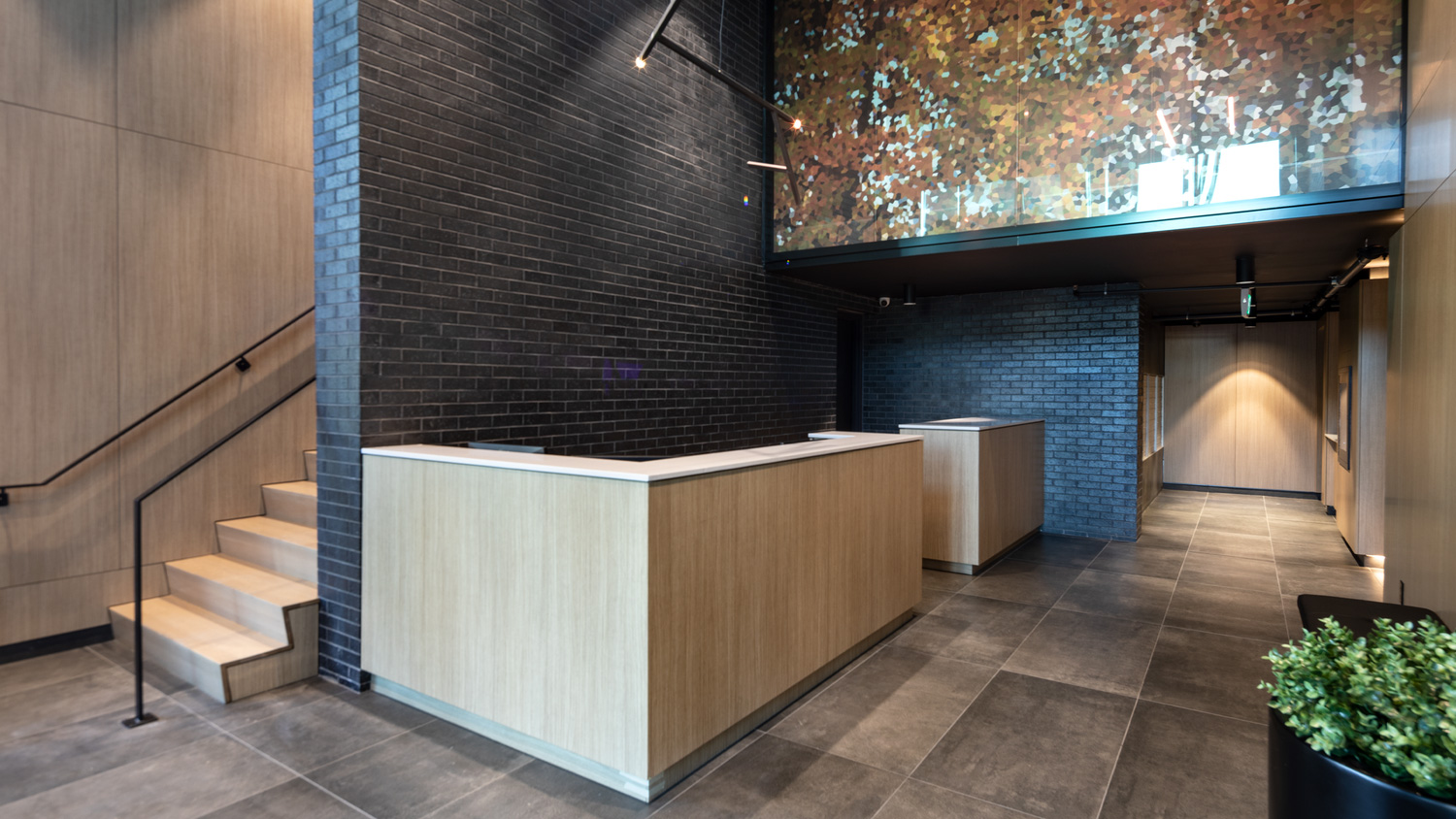 Reception desk of Queensway Park