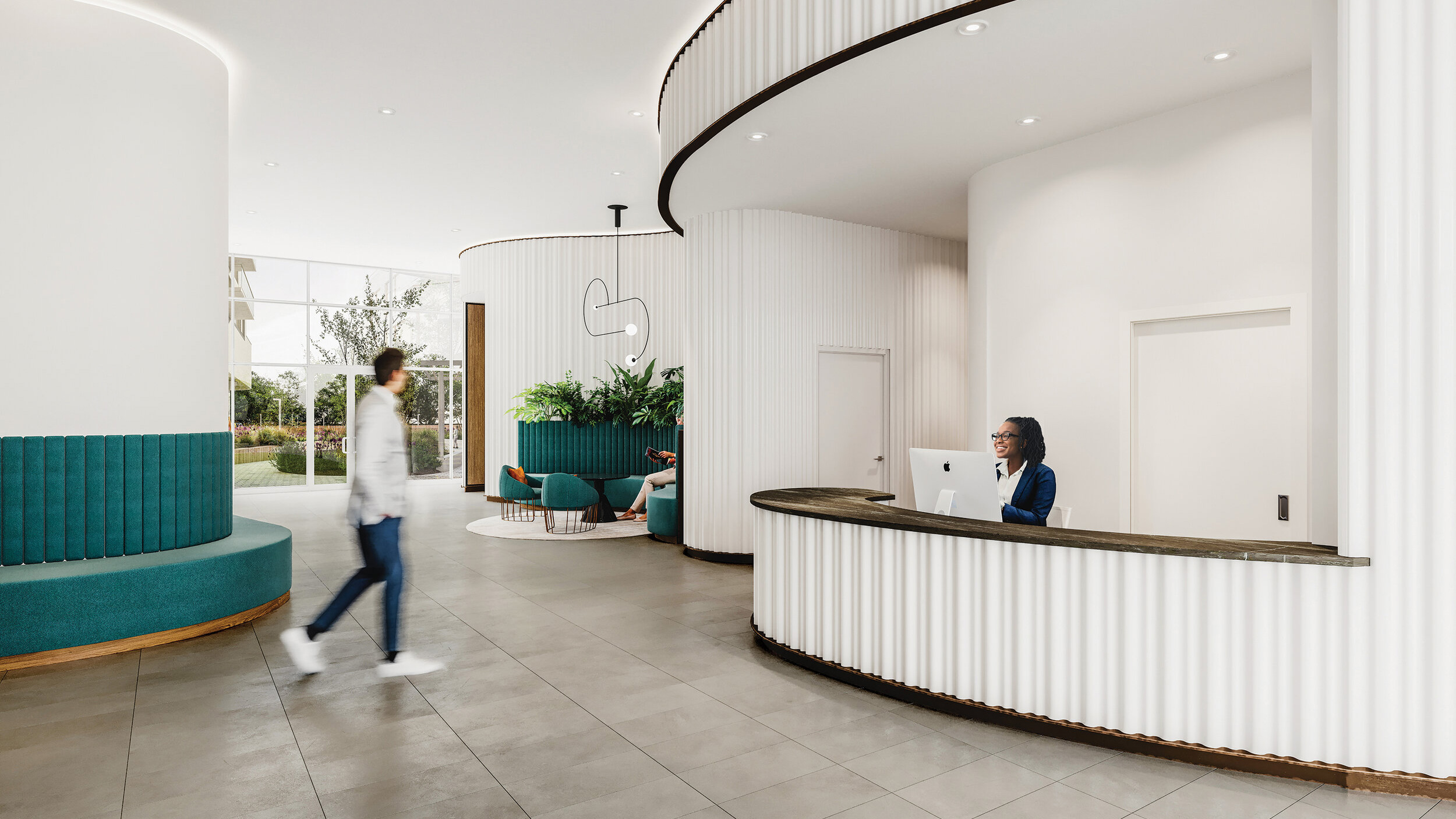 Reception desk of Reina