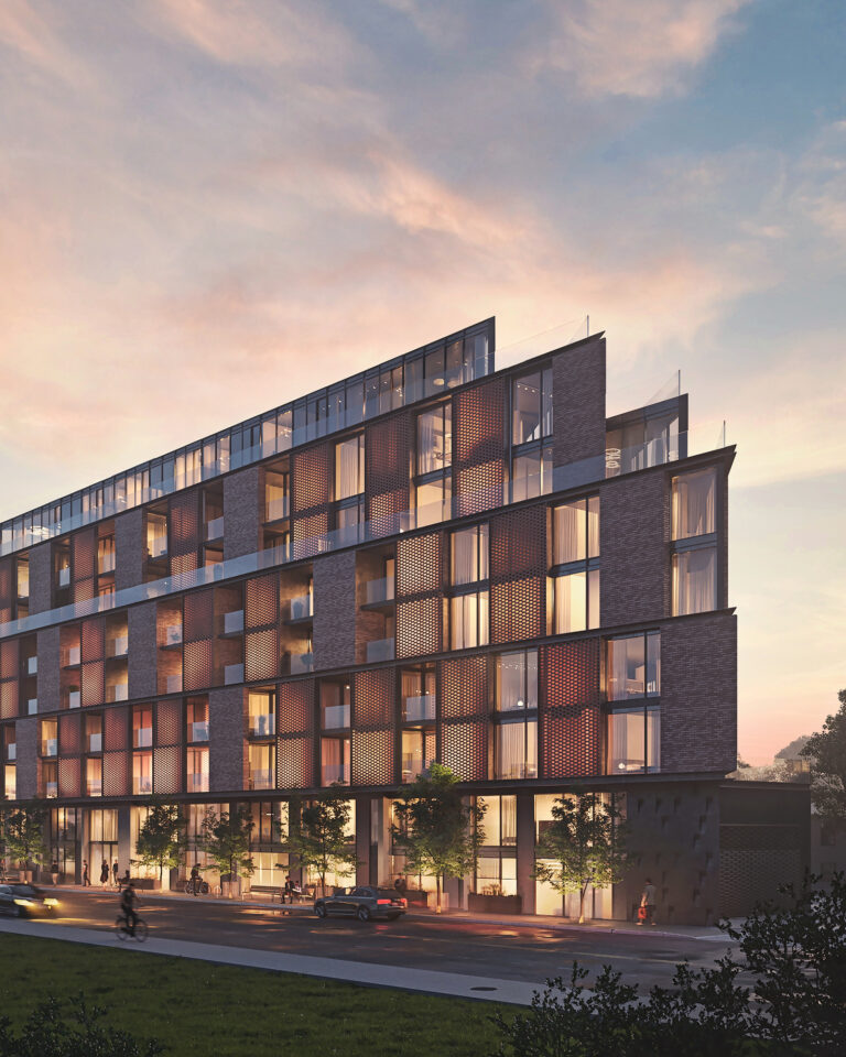 Junction Point Condominium at sunset